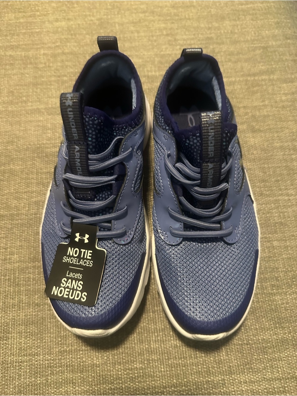 Under Armour Kids Navy Blue Sneakers